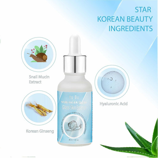KOREAN Yu Bu Glass Skin Essence 30Ml (Pack of 2)